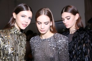 Backstage at Alberta Ferretti RTW Fall 2018