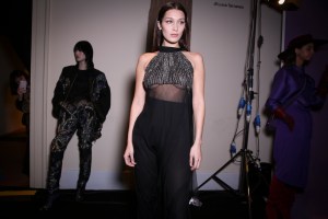Backstage at Alberta Ferretti RTW Fall 2018