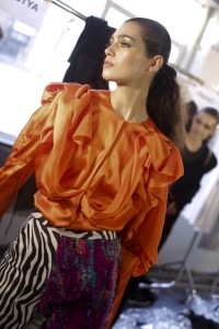 Backstage Halpern RTW Fall 2018