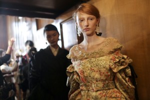Backstage Simone Rocha RTW Fall 2018
