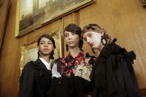 Backstage Simone Rocha RTW Fall 2018
