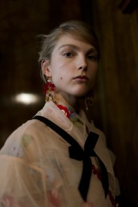 Backstage Simone Rocha RTW Fall 2018