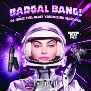 Benefit's Badgal Bang! Volumizing Mascara has an outer space concept because the formula contains weightless, aerial particles derived from space technology.
