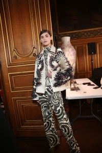 Backstage at Dries Van Noten RTW Fall 2018