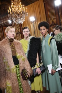 Backstage at Dries Van Noten RTW Fall 2018