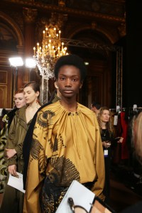 Backstage at Dries Van Noten RTW Fall 2018