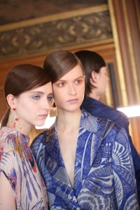 Backstage at Dries Van Noten RTW Fall 2018