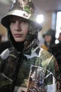 Backstage at Lacoste RTW Fall 2018