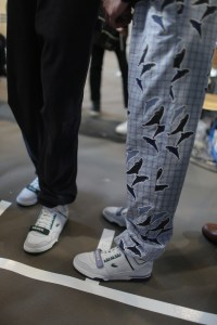 Backstage at Lacoste RTW Fall 2018