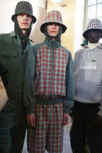 Backstage at Lacoste RTW Fall 2018