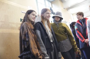 Backstage at Lacoste RTW Fall 2018