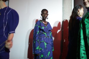 Backstage at Marni RTW Fall 2018