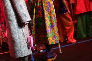 Backstage at Marni RTW Fall 2018