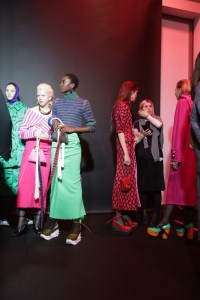 Backstage at Marni RTW Fall 2018