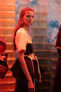 Backstage at Marni RTW Fall 2018