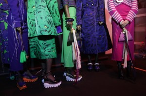 Backstage at Marni RTW Fall 2018