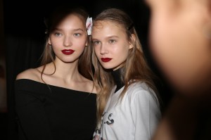 Backstage at Rochas RTW Fall 2018