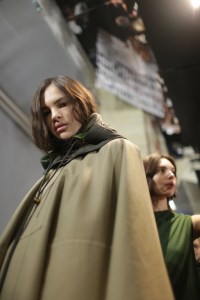 Backstage at Salvatore Ferragamo RTW Fall 2018