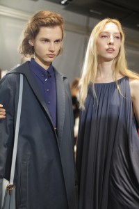 Backstage at Salvatore Ferragamo RTW Fall 2018