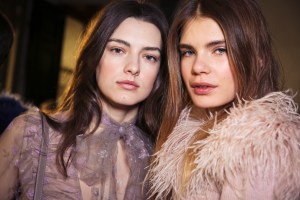 Backstage at Blumarine RTW  Fall 2018