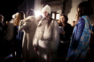 Backstage at Blumarine RTW  Fall 2018