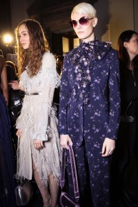 Backstage at Blumarine RTW  Fall 2018