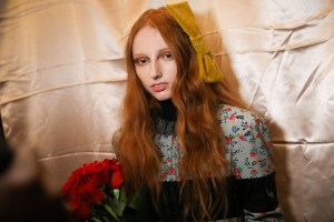 Backstage at Jill Stuart RTW Fall 2018