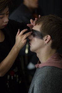 Backstage at Dyne Men's Fall 2018