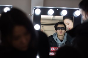 Backstage at Dyne Men's Fall 2018
