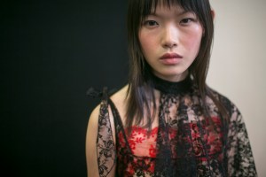 Backstage at Christopher Kane RTW Fall 2018