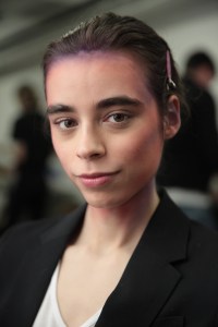 Backstage at Eckhaus Latta RTW Fall 2018