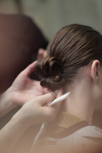 Backstage at Eckhaus Latta RTW Fall 2018