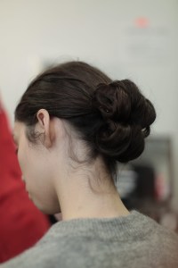 Backstage at Eckhaus Latta RTW Fall 2018