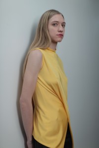 Backstage at Eckhaus Latta RTW Fall 2018