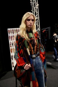 Backstage at Etro RTW  Fall 2018