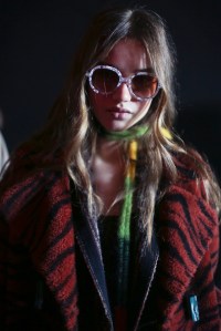Backstage at Missoni RTW Fall 2018