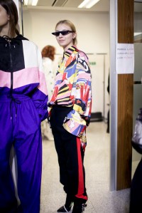 Backstage at MSGM RTW Fall 2018