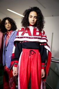 Backstage at MSGM RTW Fall 2018