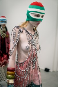 Backstage at Gucci RTW Fall 2018