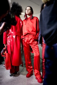 Backstage at MSGM RTW Fall 2018