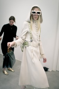 Backstage at Gucci RTW Fall 2018