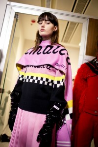 Backstage at MSGM RTW Fall 2018