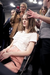 Backstage at Tommy Hilfiger RTW Fall 2018