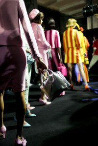 Backstage at Moschino RTW Fall 2018