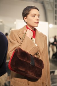 Backstage at Fendi RTW Fall 2018