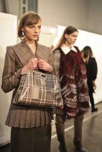 Backstage at Fendi RTW Fall 2018