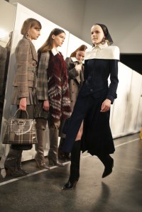 Backstage at Fendi RTW Fall 2018