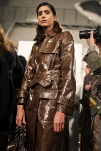 Backstage at Fendi RTW Fall 2018