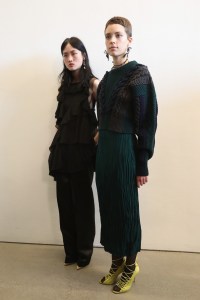 Backstage at Jason Wu RTW Fall 2018