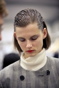 Backstage at Jil Sander RTW Fall 2018